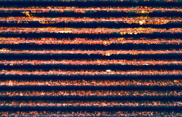 Rusty texture, a surface of a rusted peeling paint wall texture