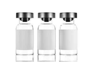 The medicine inside appears to be a clear, colorless liquid. Medicine bottle mock up. It is a...