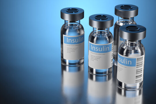 The picture suggests that the insulin is being prepared for use, possibly for the treatment of diabetes. 