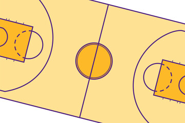 vector graphic transparetn background basketball court no people for png graphic element - illustration website card poster calendar printing  © capplebkk