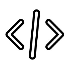 coding line icon