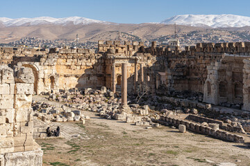 The Roman temple complex at Baalbek, Lebanon