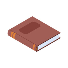 Isometric Classic Book Composition