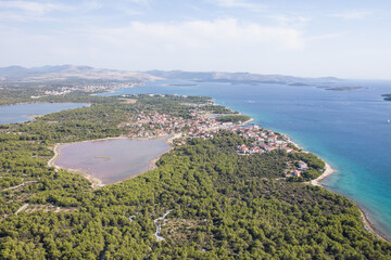 Fototapeta na wymiar aerial view of the Croatia