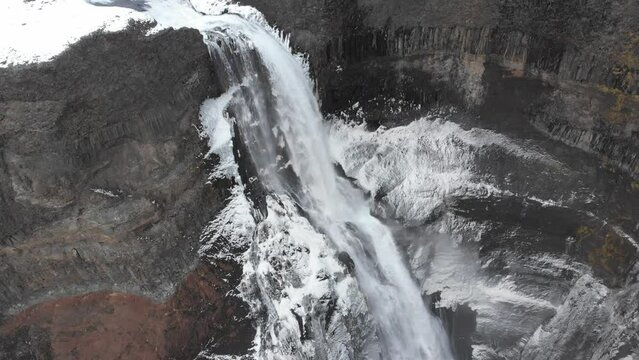 Haifoss waterfall in southern Iceland