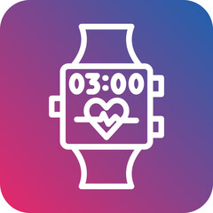 Vector Design Smart Watch Icon Style