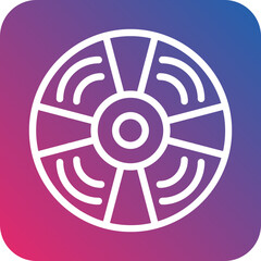 Vector Design Compact Disk Icon Style