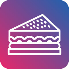 Vector Design Sandwich Icon Style