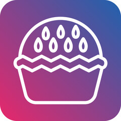 Vector Design Apple Pie Icon Style