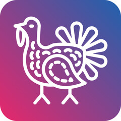 Vector Design Turkey Icon Style