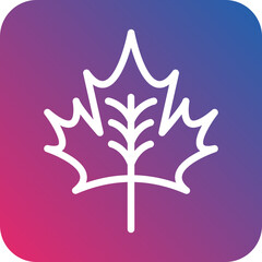Vector Design Maple Icon Style