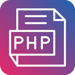 Vector Design PHP Icon Style