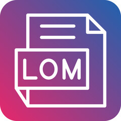 Vector Design LOM Icon Style