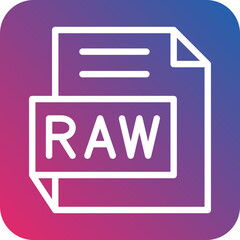 Vector Design RAW Icon Style