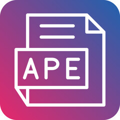 Vector Design APE Icon Style