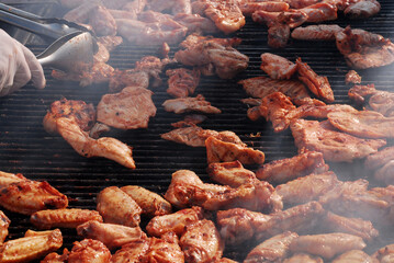 chicken on the barbecue