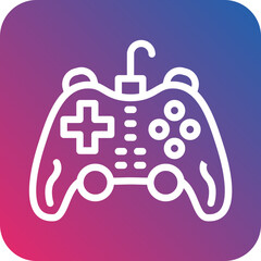 Vector Design Gamepad Icon Style