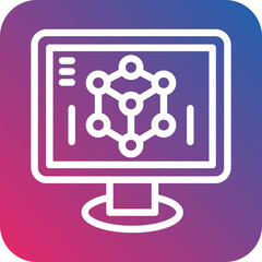 Vector Design 3d Modeling Icon Style