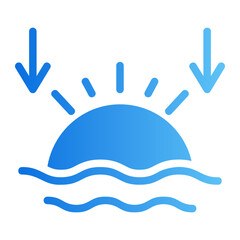 sunset gradient icon