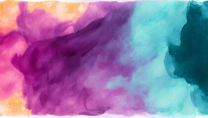 Abstract watercolor paint background, made with Generative AI