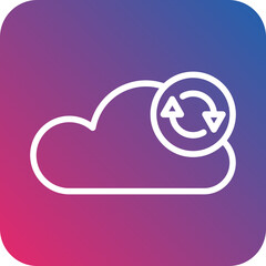 Vector Design Data Synchronization Icon Style