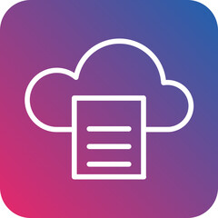 Vector Design Data Storage Icon Style