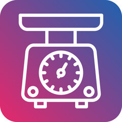 Vector Design Weight Scale Icon Style