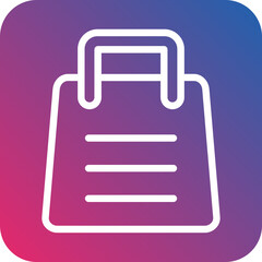 Vector Design Paper Bag Icon Style