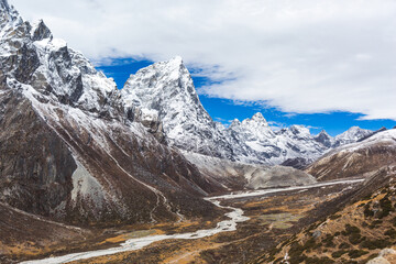 On the way to Everest base camp. Nepal