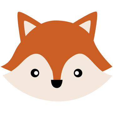 fox cute cartoon for kid png image