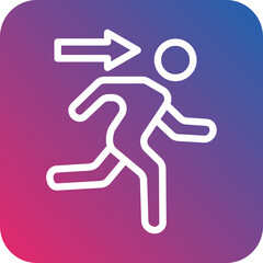 Vector Design Exit Icon Style