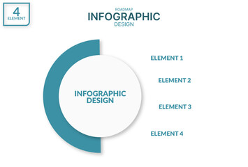 infographic vector design of infographic element concept for your business presentation design