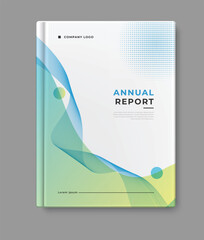 annual report template cover design