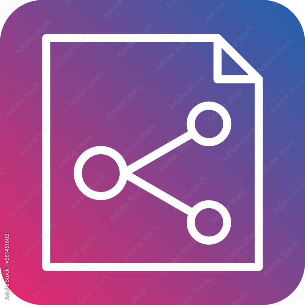 Poster Vector Design File Sharing Icon Style