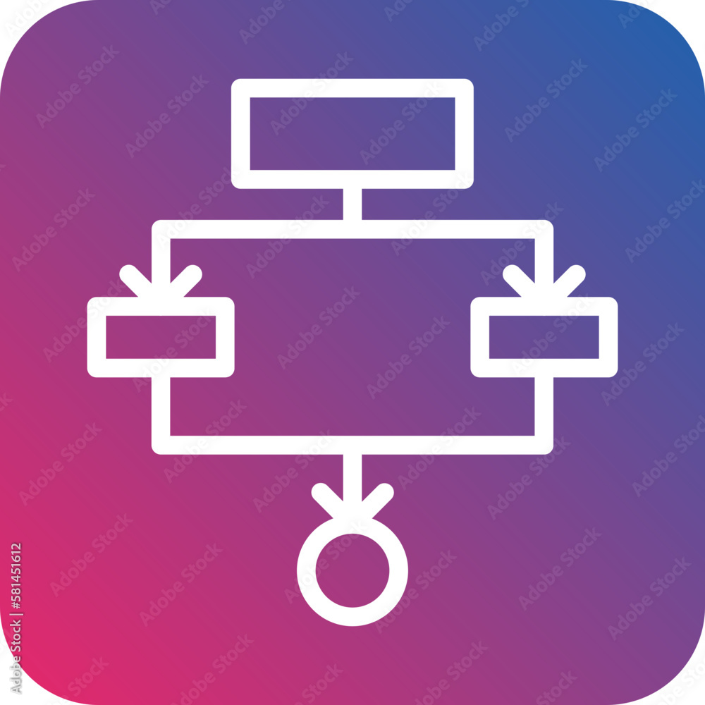 Poster vector design workflow icon style