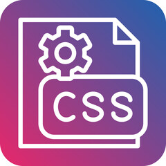 Vector Design CSS Code Icon Style