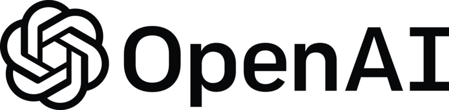 Galati, Romania - March 15, 2023: OpenAI logo isolated on transparent background. OpenAI is the company that developed ChatGPT chatbot