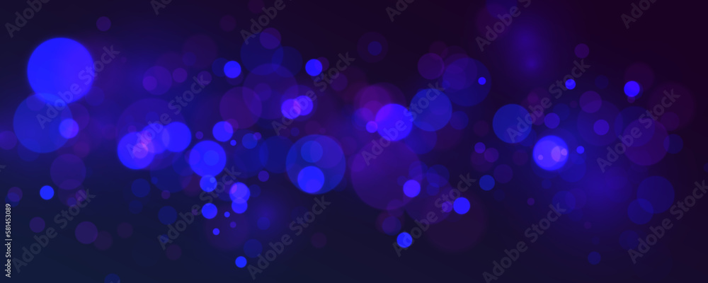 Aufkleber colorful purple bokeh effect. abstract christmas texture glitter blur. pink sparks vector firework e