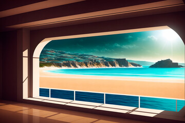 Fototapeta premium aegean sea. Generative ai.