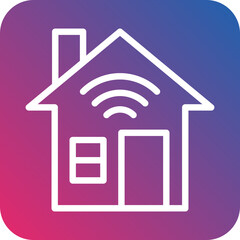 Vector Design Smart House Icon Style