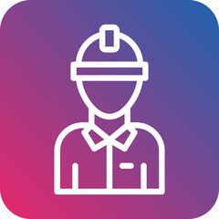 Vector Design Worker Icon Style
