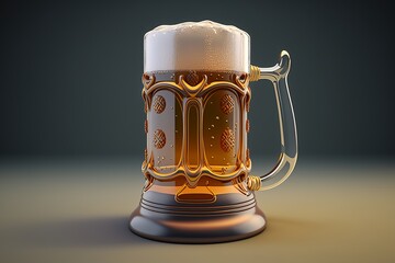 Beer Mug. Generative AI
