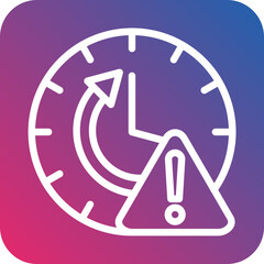 Vector Design Time Alert Icon Style