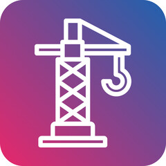 Vector Design Crane Machine Icon Style