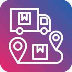 Vector Design Logistics Delivery Icon Style