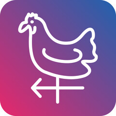 Vector Design Weather Vane Icon Style