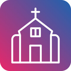 Vector Design Church Icon Style