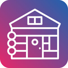 Vector Design Cottage Icon Style