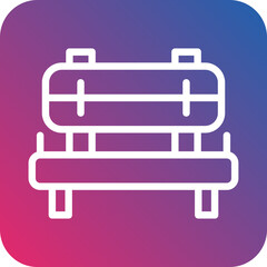 Vector Design Bench Icon Style