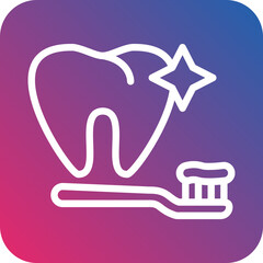 Vector Design Clean Tooth Icon Style